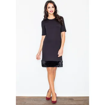 Dámská móda Dámské černé šaty M429 Velikost: L