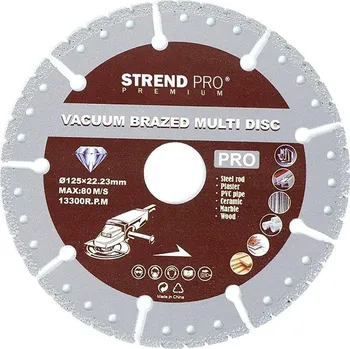 Brusný kotouč Strend Pro Premium, Vacuum brazed diamantový rezný multi kotúč 115mm 2232042