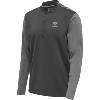 Pánské tričko Triko s dlouhým rukávem Hummel PRO GRID HALF ZIP TRAINING L/S 214640-2166 Velikost S