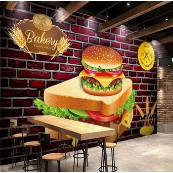 Fototapeta Solution Media 3D tapety - Rychlé občerstvení MU4505 3 - 3D Relief - Vliesová tapeta - 320g/m2