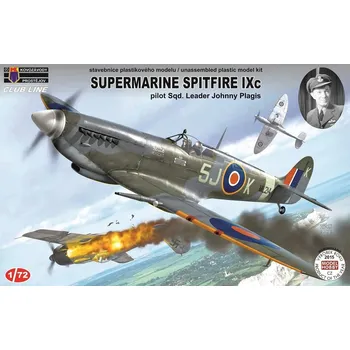 Plastikový model 1/72 Superm.Spitfire IXc Johnny Plagis CLUB LINE
