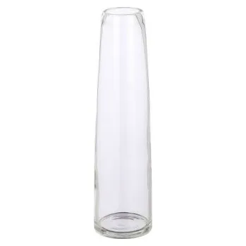 Váza Skleněná váza XANDRA, rozměr 10 x 37.5 cm, čirá