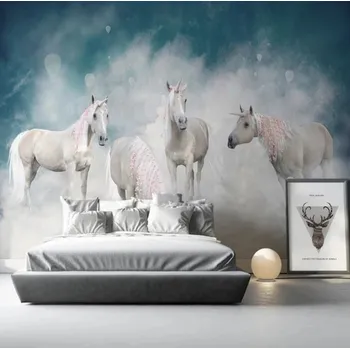 Fototapeta Solution Media 3D tapety - Jednorožci MU4301 3 - 3D Relief - Vliesová tapeta - 320g/m2