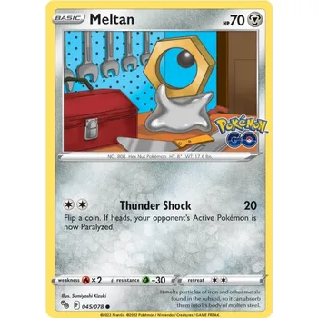 Sběratelská karetní hra Meltan 045/078 - Pokémon GO Typ karty: Non-Holo