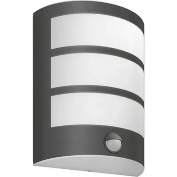 Žárovka Venkovní nástěnné LED svítidlo Philips Phython Wall 6W 4000K neutrální bílá IP44 s pohybovým čidlem