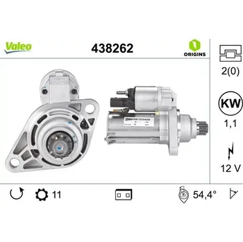 Autoelektrika Startér VALEO 438262