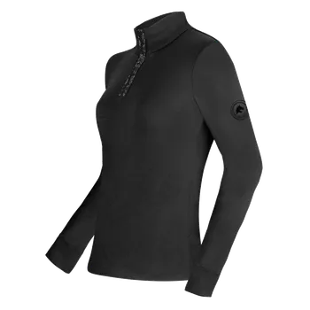 Vybavení pro jezdce Waldhausen Dámské funkční jezdecké tričko Esthal black ELT Velikost: XS