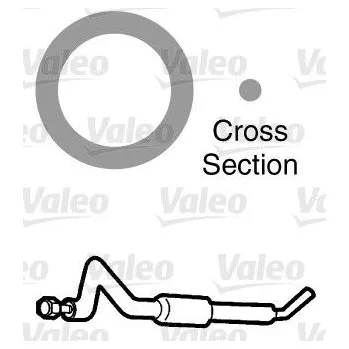 Chladič motoru Těsnění, potrubí chladiva VALEO 509186