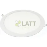 BERGE LED panel kruhový - 300x300x17mm vestavný - 24W - 230V - 1900Lm - teplá bílá