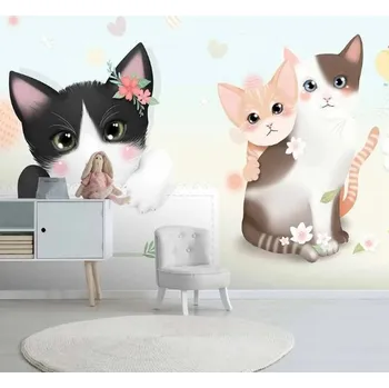 Tapeta Solution Media 3D tapety - Kočičky MU4466 1 - Voděodolné plátno - Textilní tapeta omyvatelná - 250g/m2