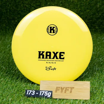 Disc golf KAXE - K1 Soft (Kastaplast) - midrange driver discgolf disk Barva: Žlutá 173-175g