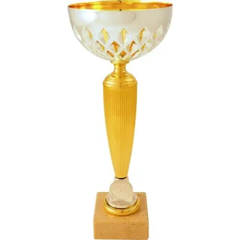 Pohár PE269 Barva: stříbro, Výška: 30,0 cm, Průměr kalichu: 12 cm