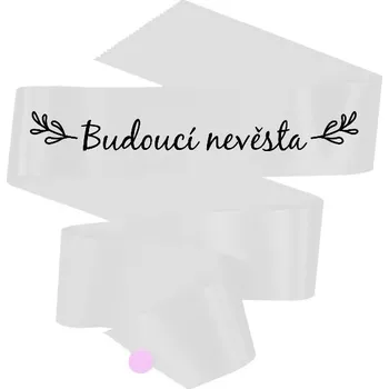Party dekorace Šerpa s potiskem Budoucí nevěsta
