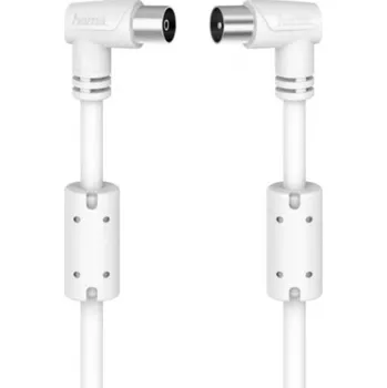 Kabel Anténní kabel 90 dB 5m, kolmé konektory, HAMA 205058