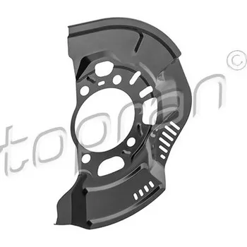 Brzdový kotouč Ochranný plech proti rozstřikování, brzdový kotouč TOPRAN 601 300