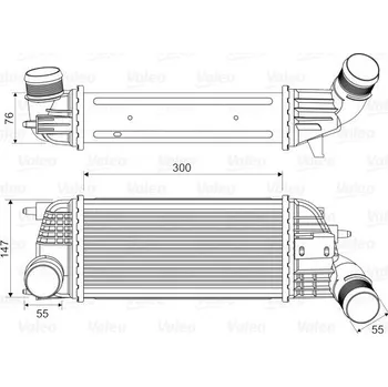 Chladič motoru Chladič turba VALEO 818620