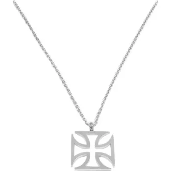 Náhrdelník Náhrdelník Maltézský kříž 3 cm z chirurgické oceli S11044050