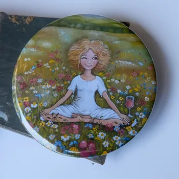 Dekorativní magnet Relaxuji - velký magnet 75 mm