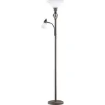 Stojací lampa RUSTICA E27 1x100 W+ E14 1x40 W barva rzi