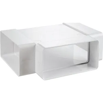 Příslušenství pro digestoř Dalap T kus 90° 220x90 mm PVC