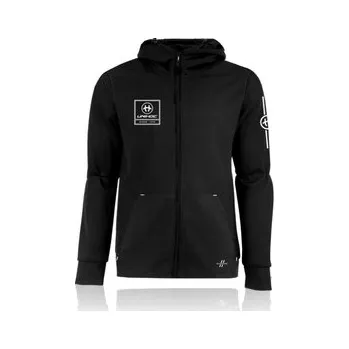Pánská mikina Unihoc Hood Zip SUPERIOR Mikina s kapucí 160 cm, černá