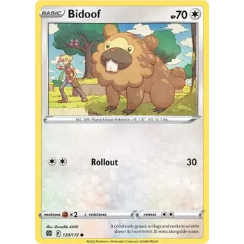 Karetní hra Bidoof - 120/172 - Brilliant Stars Typ karty: Non-Holo