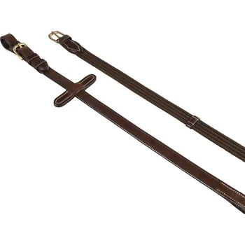 Udidlo pro koně EQUESTRO Otěže Lionel Equestro, různé délky, tmavě hnědé PONY