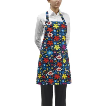 Gastro oděv Kuchařská zástěra EGOchef DÁMSKÁ - Daisy 70x70 cm E-6000150A