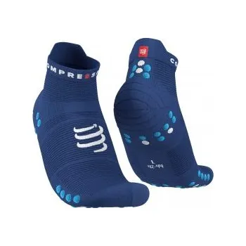 Běžecké oblečení COMPRESSPORT PRO RACING SOCKS V4.0 RUN LOW sodalite/fluo blue T4 ponožky + DÁREK DLE VÝBĚRU!