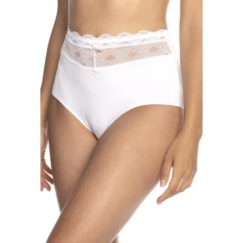 Kalhotky Dámské bavlněné kalhotky Lama 4000MX 2 bílé L Bílá