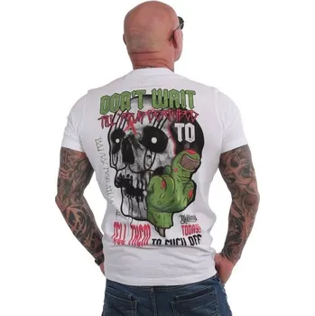 Pánské tričko Yakuza Ink. - triko Deathbed 20041 weiss Barva: Bílá, Vel: 3XL
