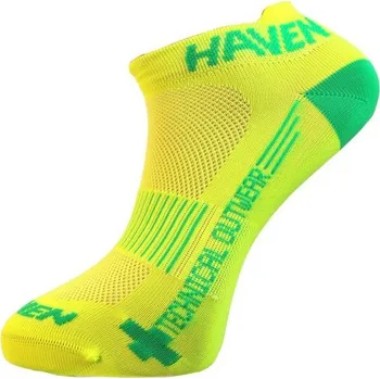 Pánské termo ponožky ponožky HAVEN SNAKE SILVER NEO 2páry žluto/zelené (ponožky HAVEN SNAKE SILVER NEO 2páry žluto/zelené)