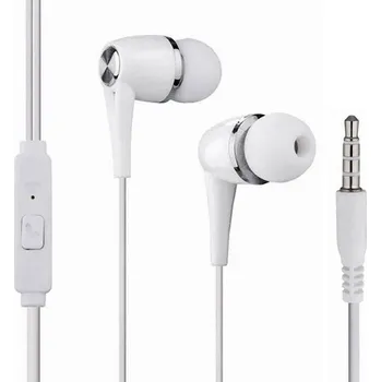 Sluchátka Sluchátka XO-EP21 s mikrofonem, 3,5 jack Stereo bílá