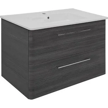 Koupelnový nábytek A-interiéry Koupelnová skříňka s keramickým umyvadlem George G 80