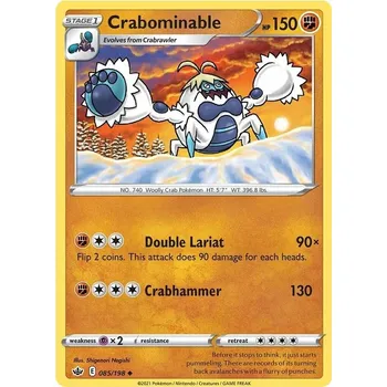 Sběratelská karetní hra Crabominable 085/198 - Chilling Reign Typ karty: Non-Holo