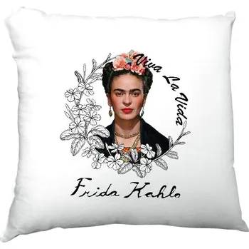 Polštář Polštář saténový s potiskem Frida Kahlo