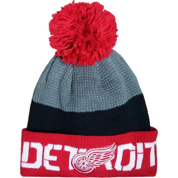 Čepice Kulich Reebok Center Ice Team POM Knit Detroit Red Wings Velikost: UNI