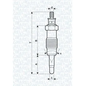 Autoelektrika Žhavicí svíčka MAGNETI MARELLI 062580704304