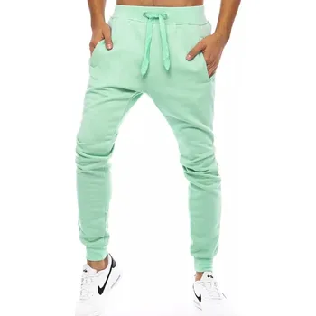 Pánské oblečení Pánské kalhoty mátové Dstreet UX3371 M