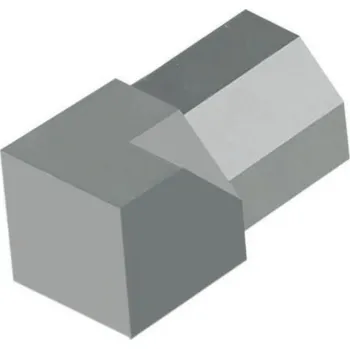 Stavební profil SP14/1 vnitřní růžek k ukončovací liště C, čtvrtoblouk, ACARA, hliník lakovaný, RAL 0006500 betonově šedá, 9 mm,2 ks