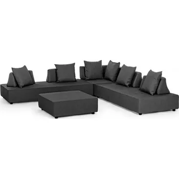 Pohovka BIZZOTTO Venkovní set pohovek PIPER černý 0662861