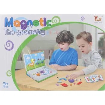 magnetka pro dítě Magnetická stavebnice - geometrické tvary