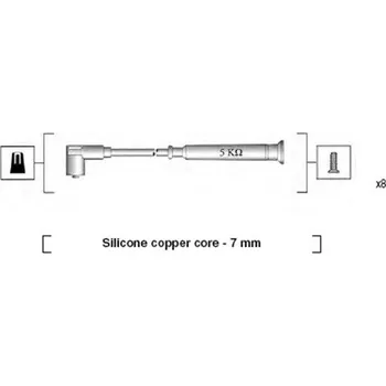 Zapalovací kabel Sada kabelů pro zapalování MAGNETI MARELLI 941045270514