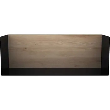 police Nástěnná police Ethnicraft U Shelf Medium černá 55x20 v.20