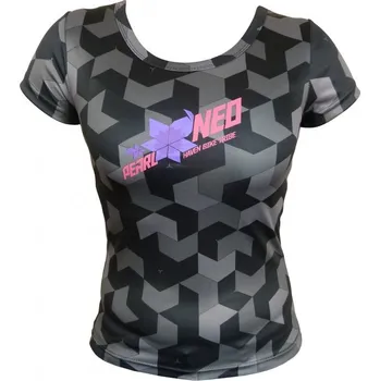 cyklistický dres dres krátký dámský HAVEN PEARL NEO černo/růžový (dres krátký dámský HAVEN PEARL NEO černo/růžový)