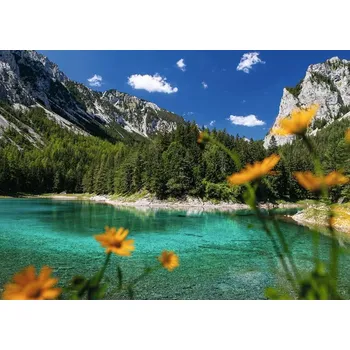 RAVENSBURGER Puzzle Zelené jezero, Tragöß, Rakousko 1000 dílků