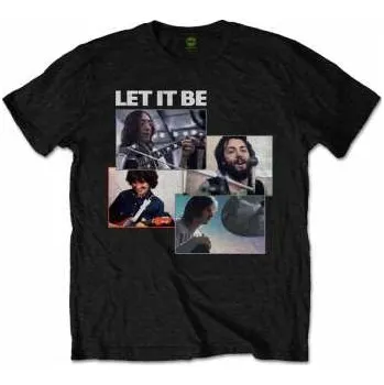 Merch The Beatles: Tričko Let It Be Recording Shots XXL