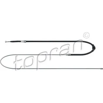 Lanko parkovací brzdy Lanovod parkovací brzdy TOPRAN 114 850