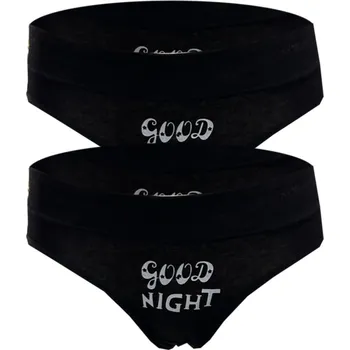 Dámské spodní prádlo Numberoplus Dámské bavleně kalhotky Gool Night ( 2ks v balení ) Barva: Modrá, Velikost: M