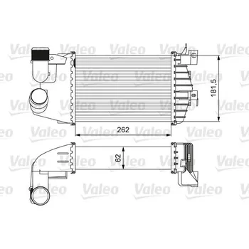 Chladič motoru Chladič turba VALEO 818627
